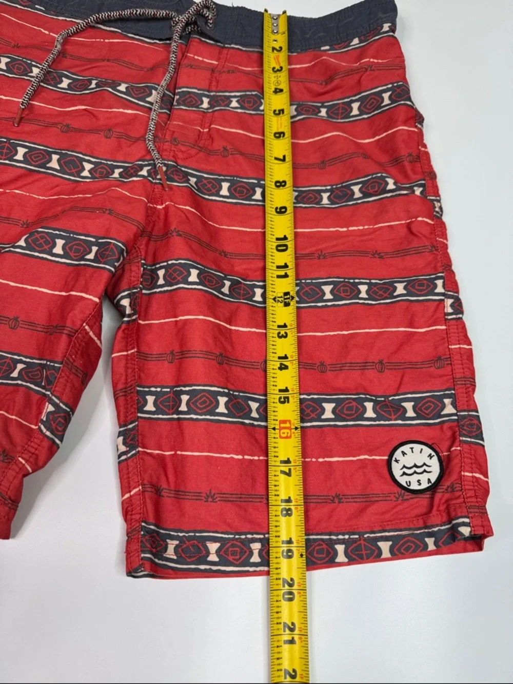 Katin Red Board Shorts Size 32